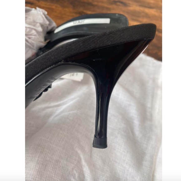 NWT ZARA SPARKLY HEELED VINYL SANDALS - Picture 5 of 11